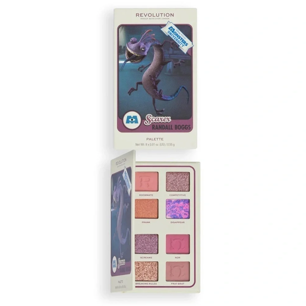 Makeup Revolution x Monsters University Card Eyeshadow Palette Randall Scare